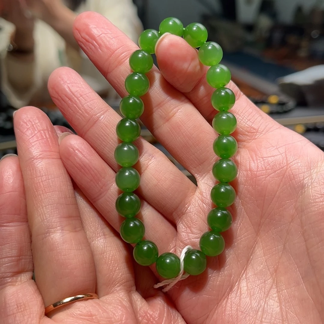 和田玉手链未镶嵌