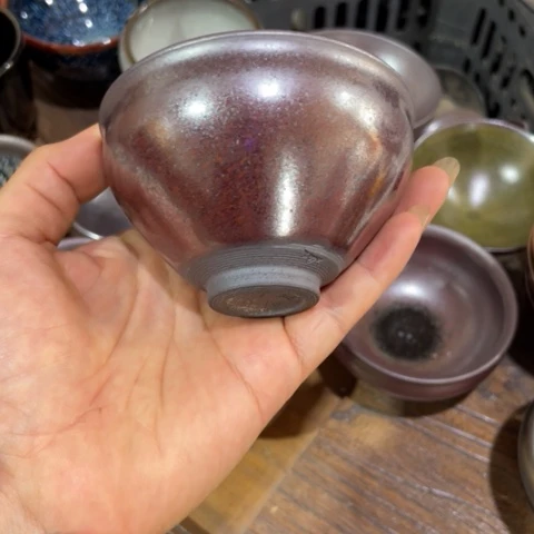 吴***姐茶盏建阳建盏微瑕束口