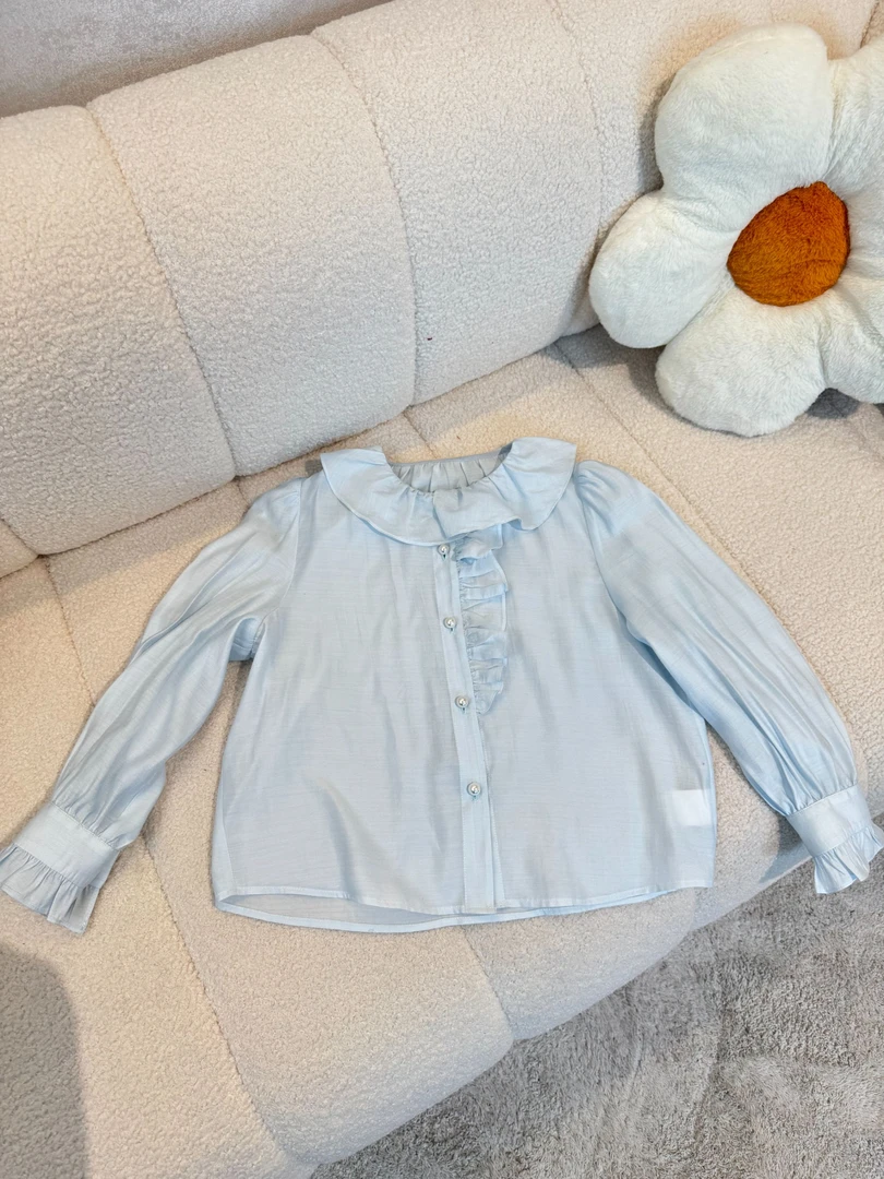 【幂公主】2025春季新款女童时尚洋气甜美风衬衫MJC252018