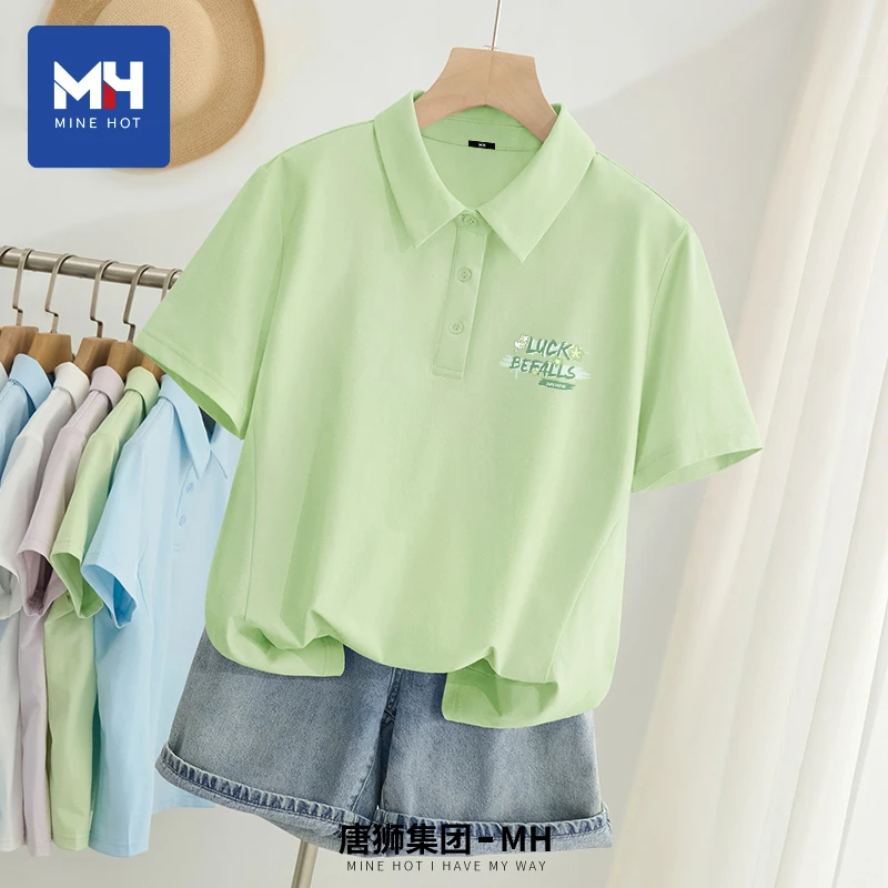 唐狮集团MHPOLO衫女夏季潮牌轻薄速干UPF50+防晒短袖t恤品质女装