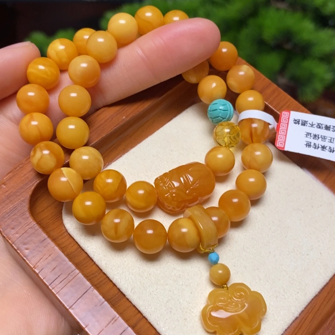 【闪购商品】未镶嵌蜜蜡手链手串