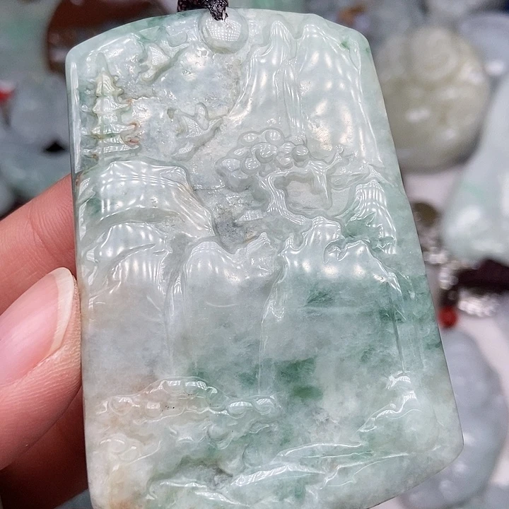 颈饰未镶嵌翡翠翡翠