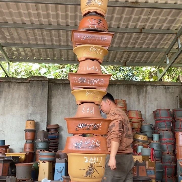 紫砂花盆紫砂花盆