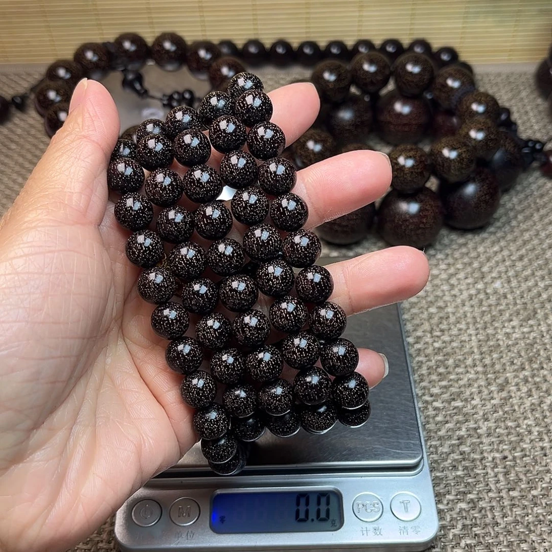 檀香紫檀（小叶紫檀）1.0 108颗 爆星