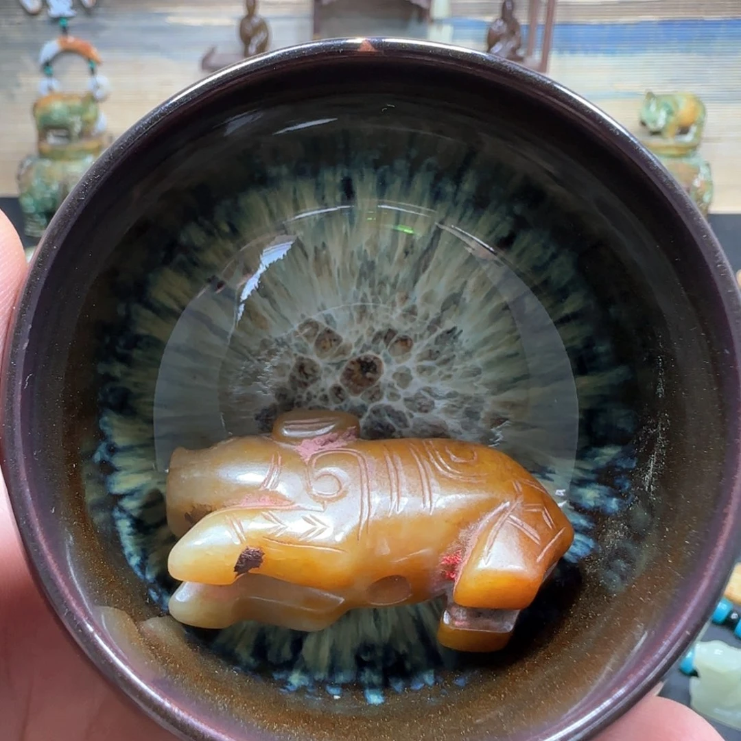 梦***岛摆件钧宝玉府的小宝贝