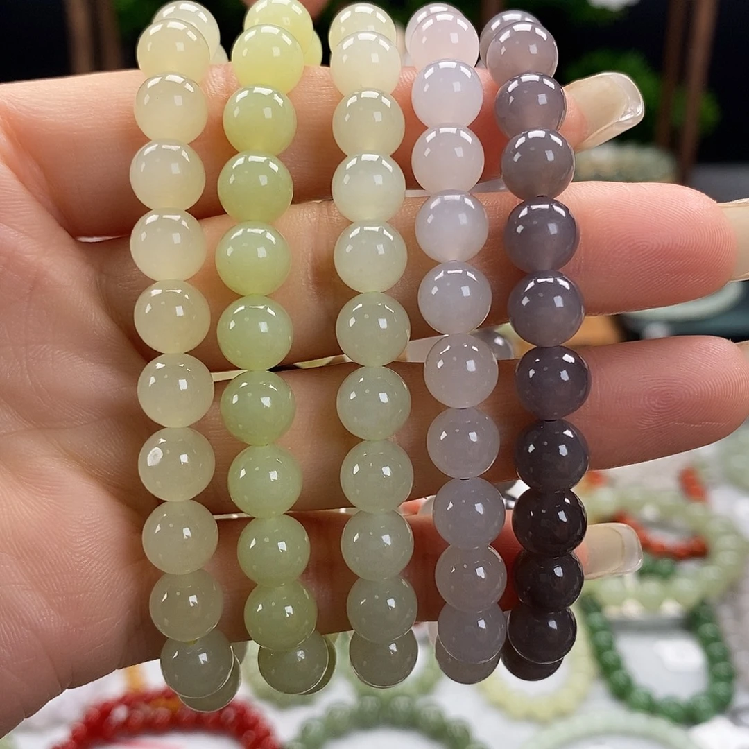 未镶嵌手链和田玉微瑕
