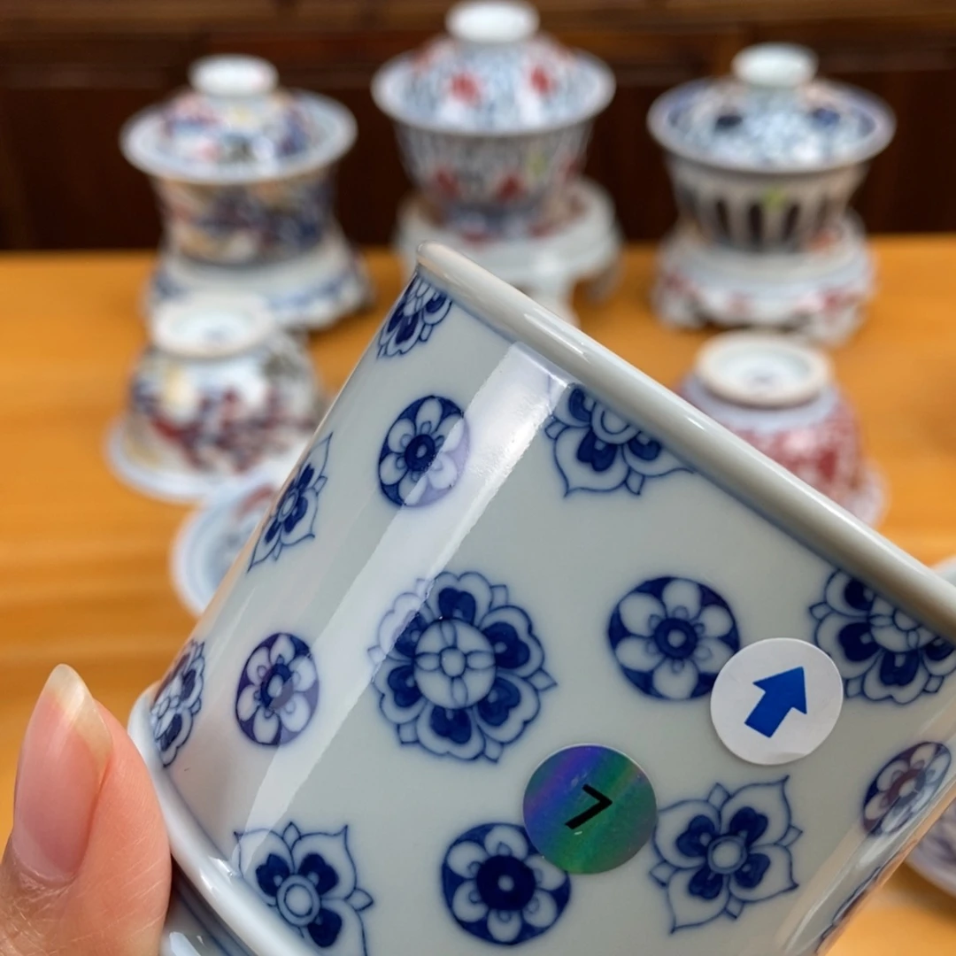 手绘现代茶具非古董