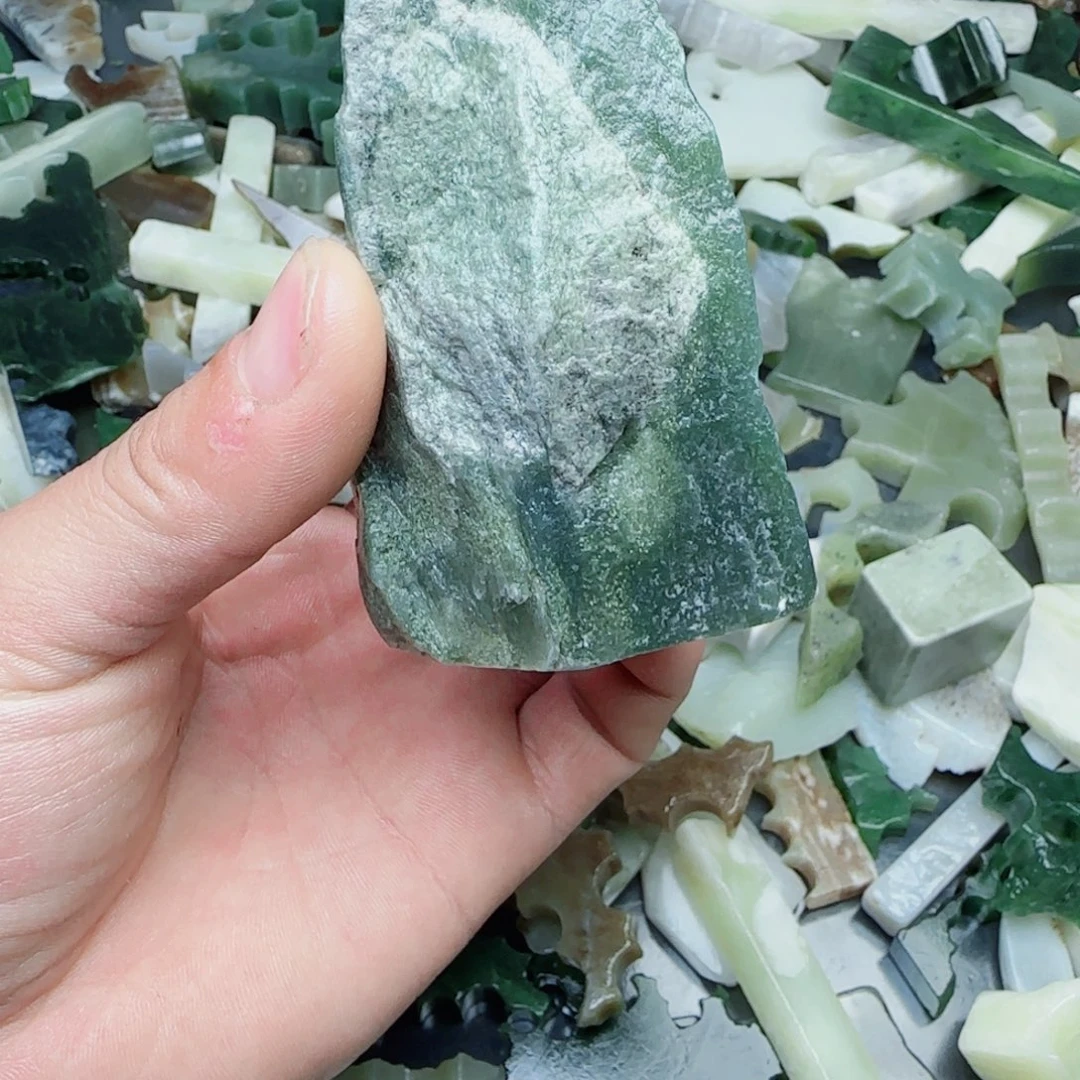 和田玉珠宝半成品未镶嵌欧***酱