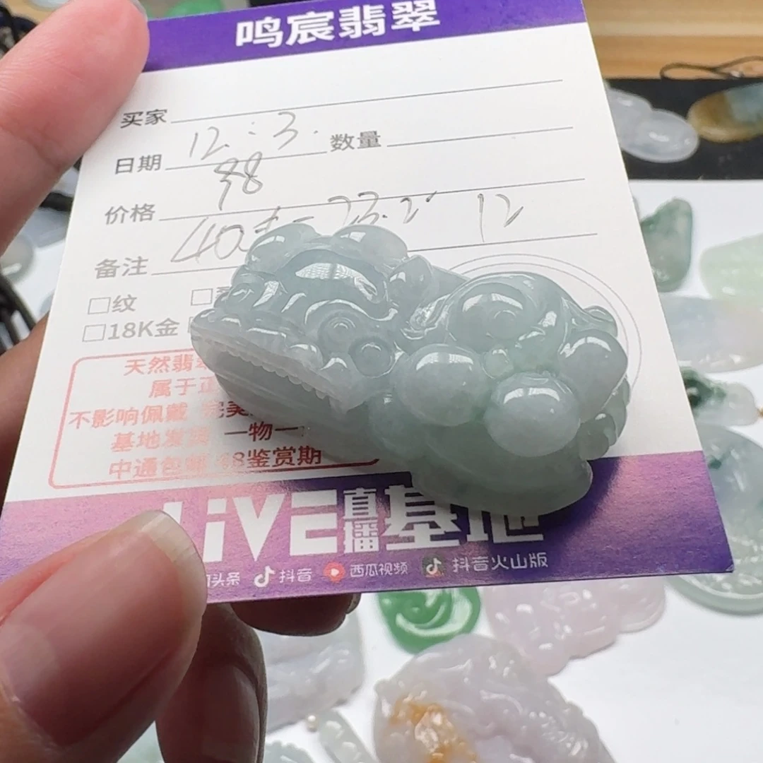 翡翠未镶嵌颈饰翡翠