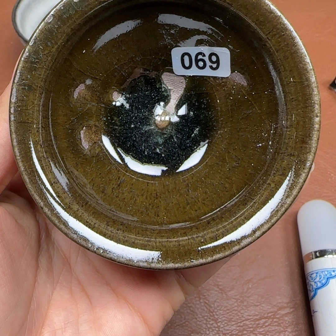 茶盏龙窑柴烧原矿原釉（微瑕）069