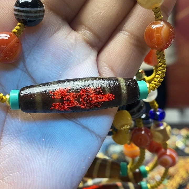 玛瑙/玉髓合金颈饰