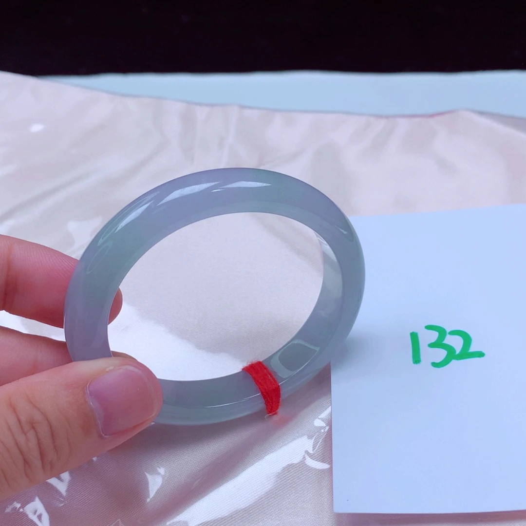 未镶嵌手镯翡翠缅甸天然A货翡翠手镯52.7贵妃