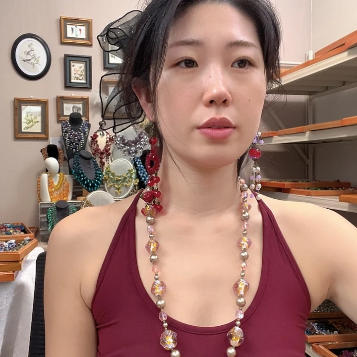 琉***珠玻璃颈饰编号146 项链