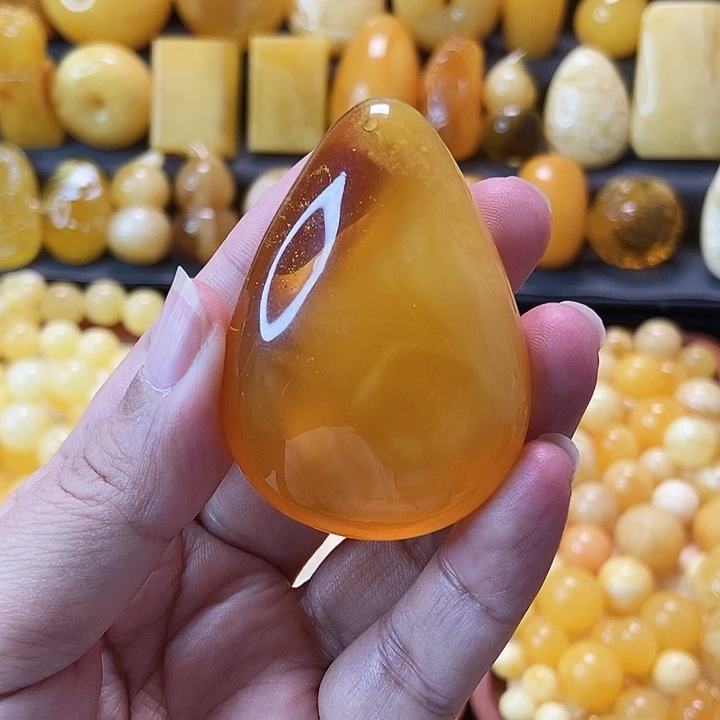 蜜蜡未镶嵌吊坠(不含链)