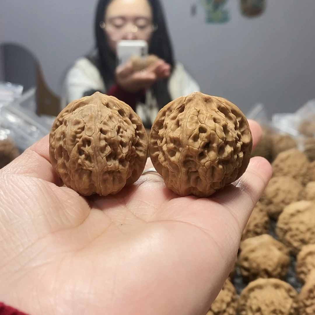 桃核吊坠荔枝纹35