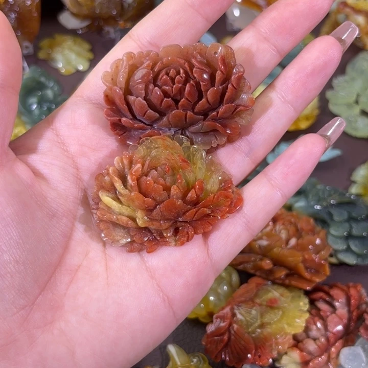 未镶嵌蛇纹石玉颈饰泓****ì随机发