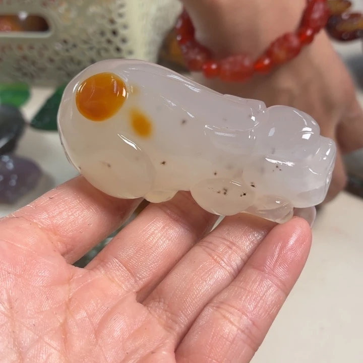 玛瑙/玉髓未镶嵌吊坠(不含链)