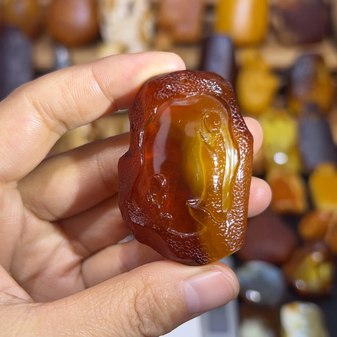 定制琥珀未镶嵌琥珀蜜蜡