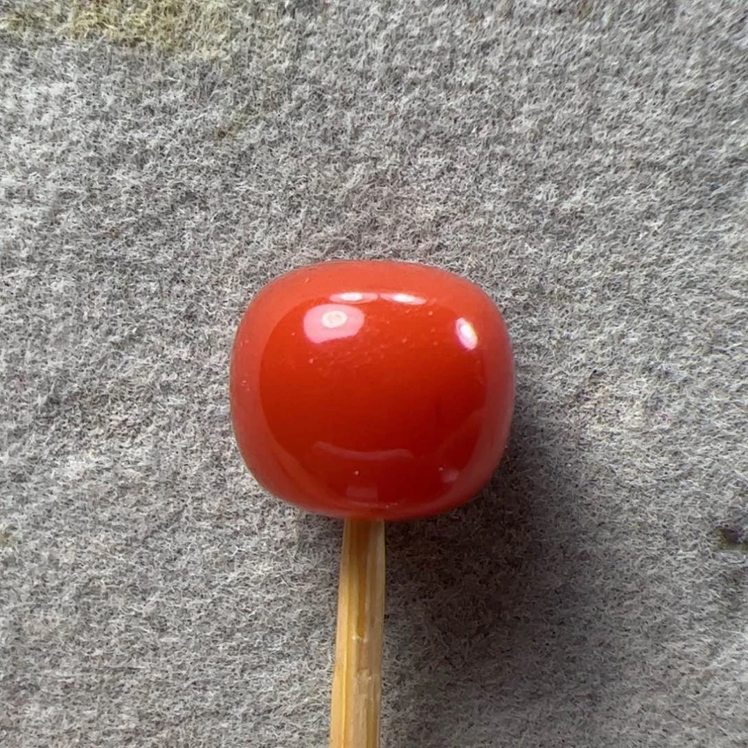 南红玛瑙10.1✖️9.1单珠未镶嵌一**间