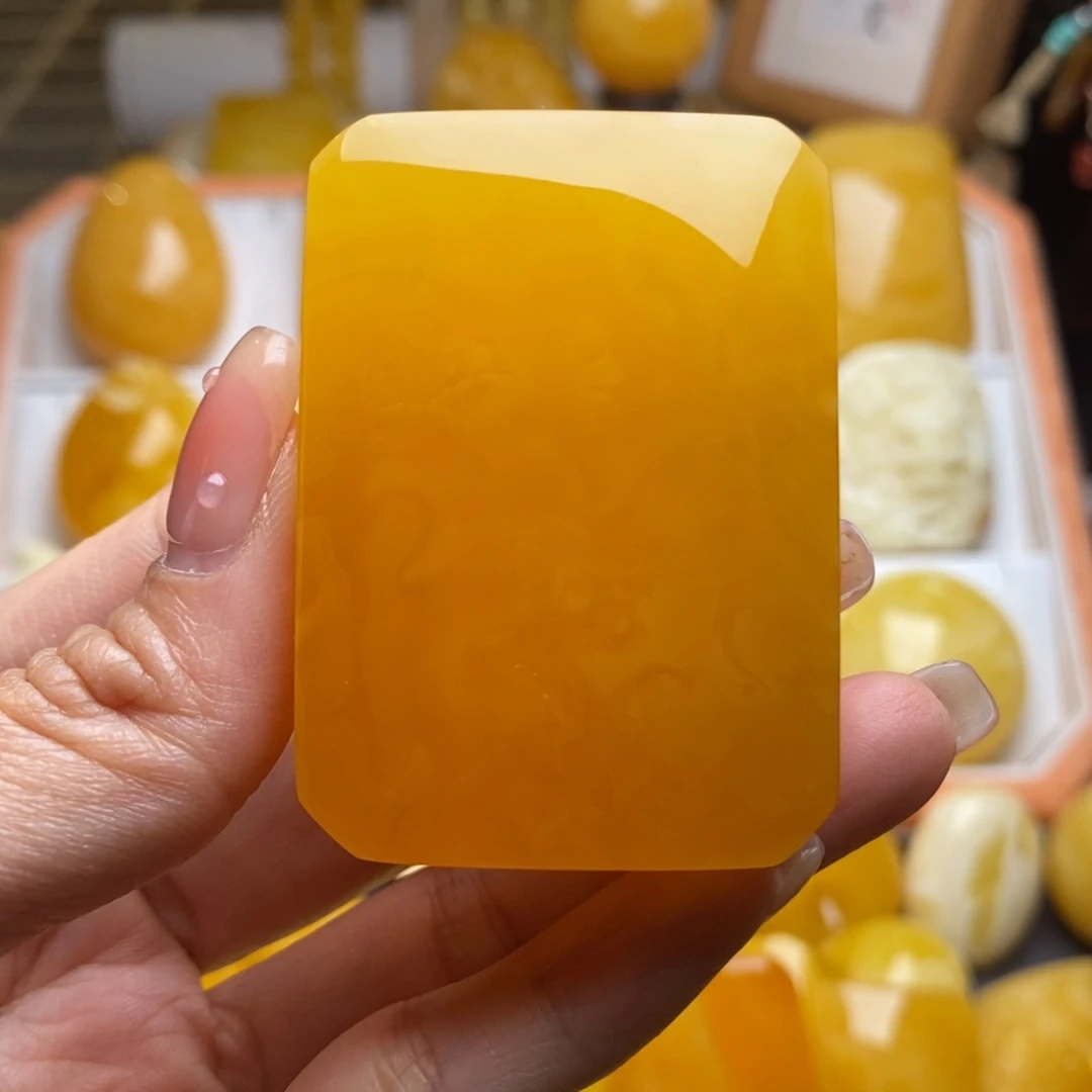 蜜蜡颈饰未镶嵌幼****子，