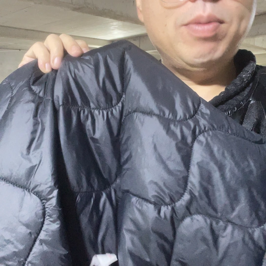 化纤4米价单面羽绒服绗棉184