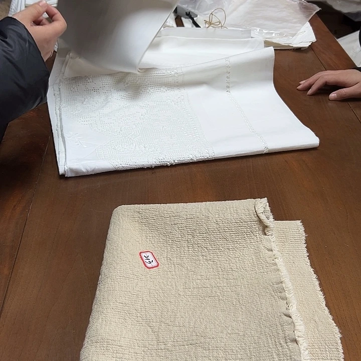 毛绒亚麻棉213-2个枕巾