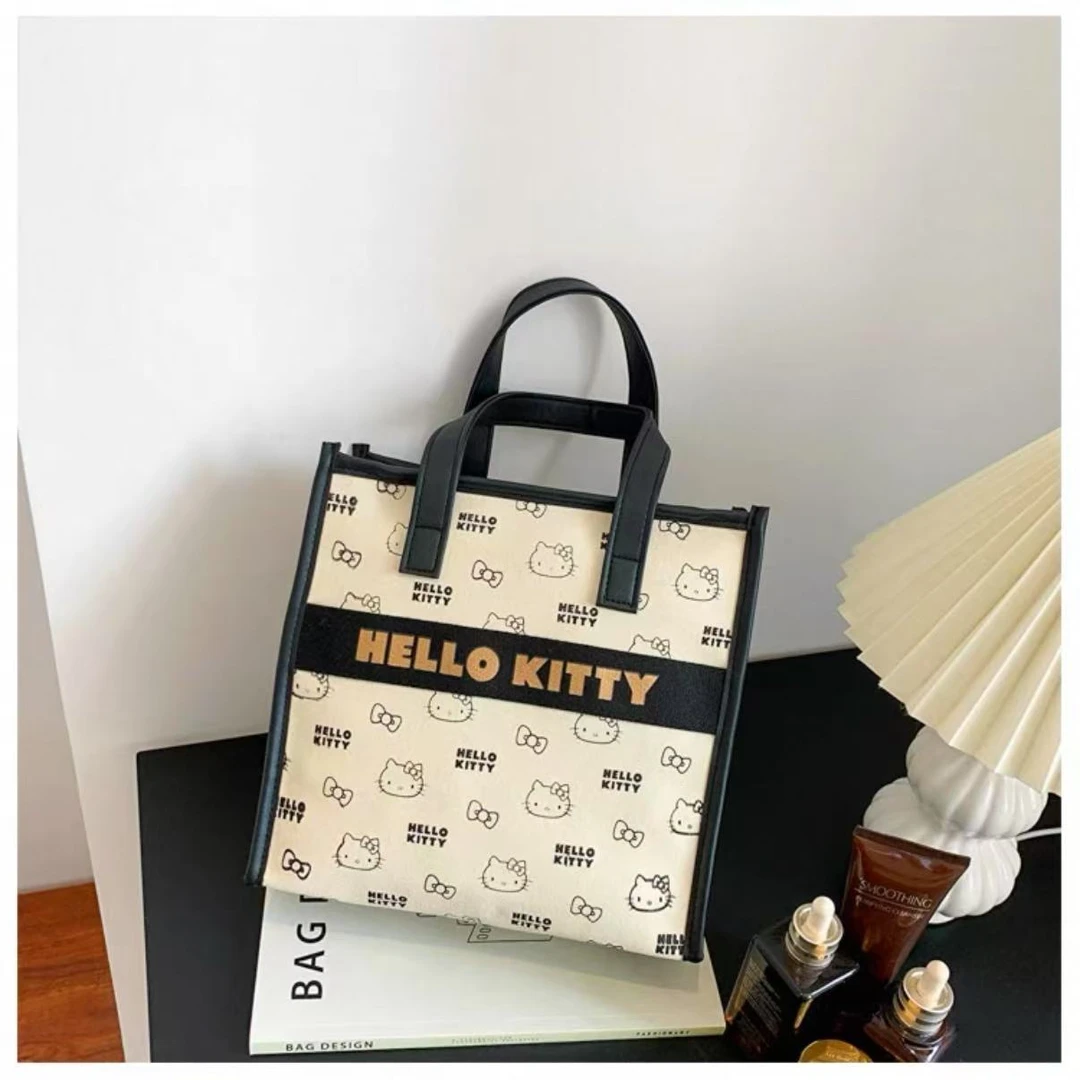 三丽鸥凯蒂猫手提包可爱简约日常通勤收纳包