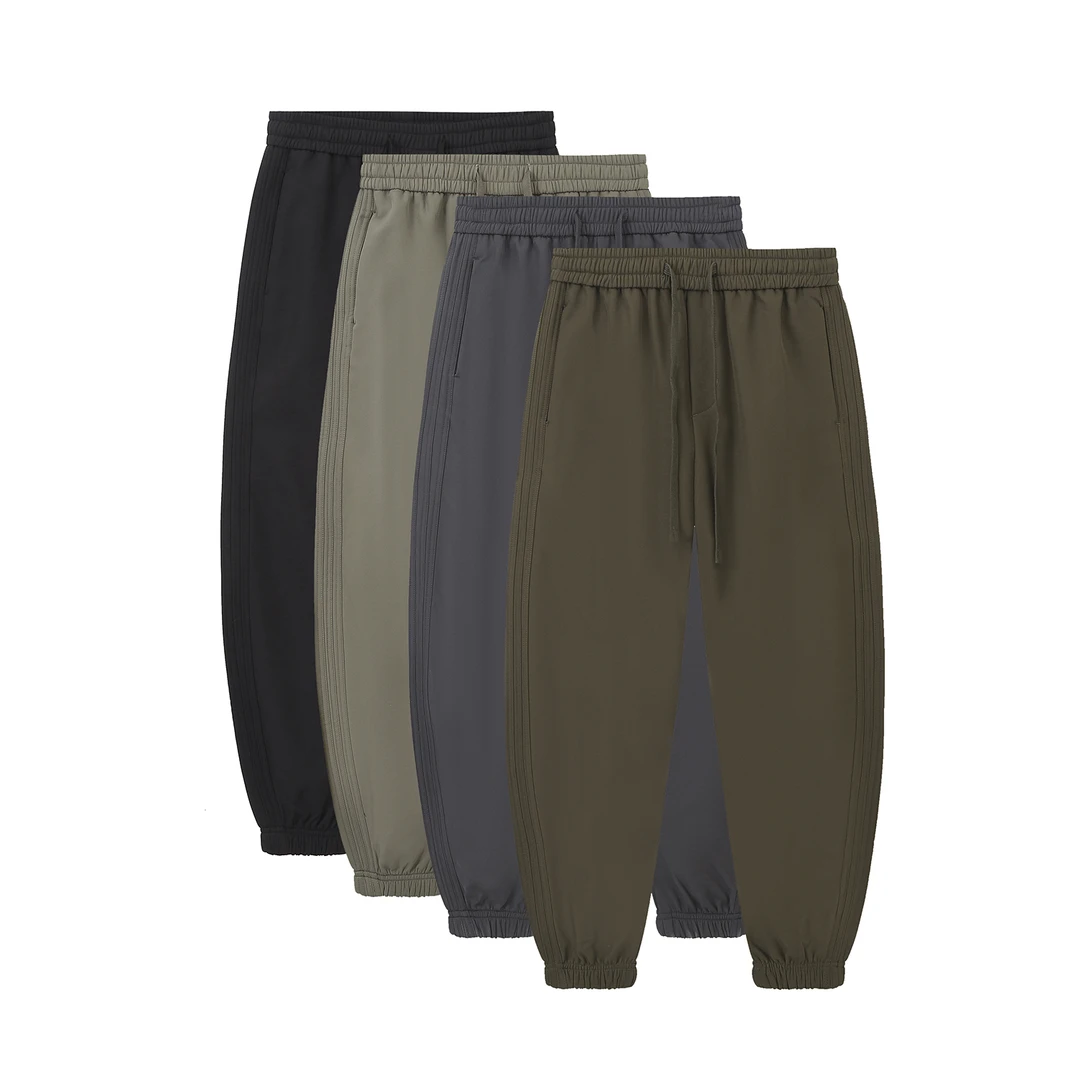 加绒加厚弯刀防泼水立体裁剪工装男士百搭直筒休闲裤