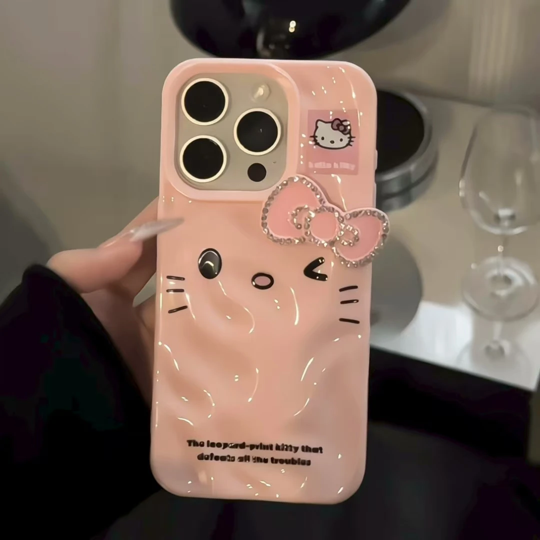陨石壳TPU适用苹果iPhone16创意闪钻猫咪表情15pro个性防摔手机壳
