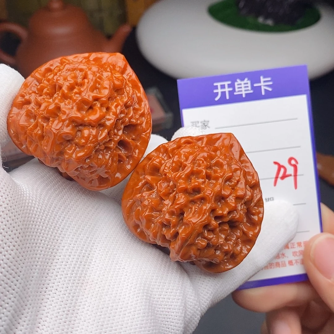 文玩核桃把件47官帽729