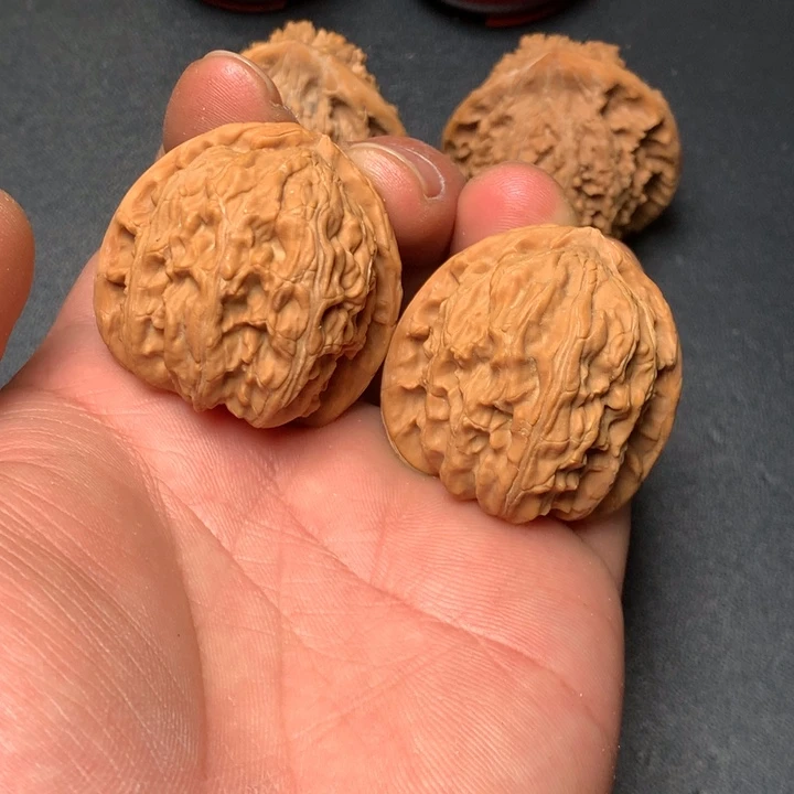 文玩核桃把件37白狮子712