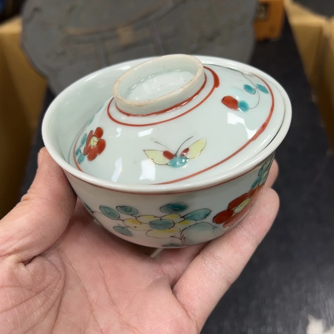陶瓷日本中古工艺品摆件