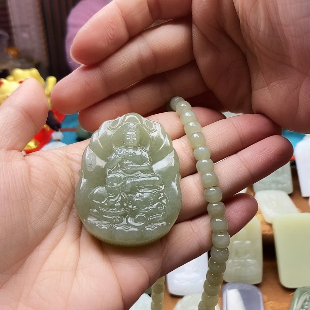 颈饰未镶嵌和田玉康*傅