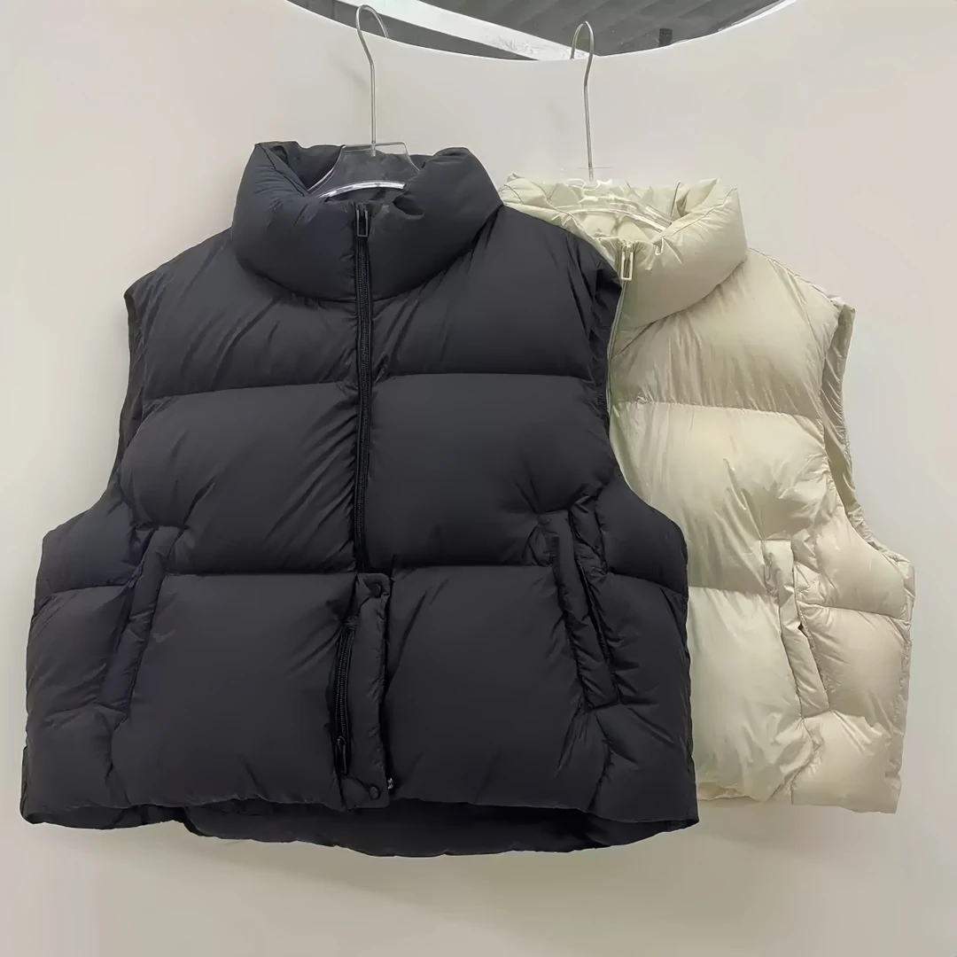 超好看减龄 胖mm大码棉服马甲女秋冬短款百搭时尚韩系厚外套潮607