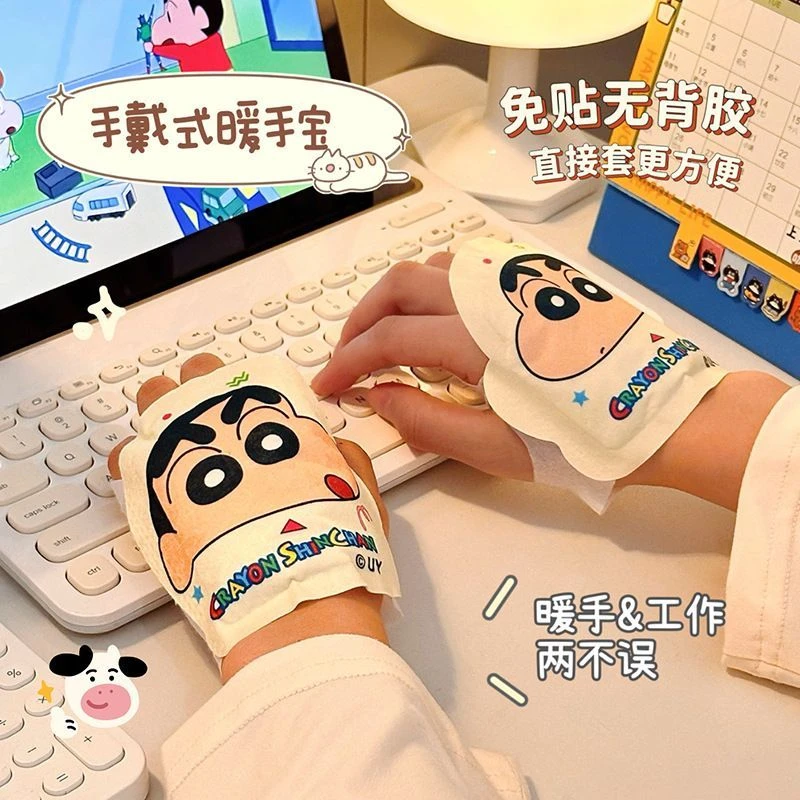 暖贴蜡笔小新暖手宝卡通可爱小新便携暖贴冬季好物手握自热贴