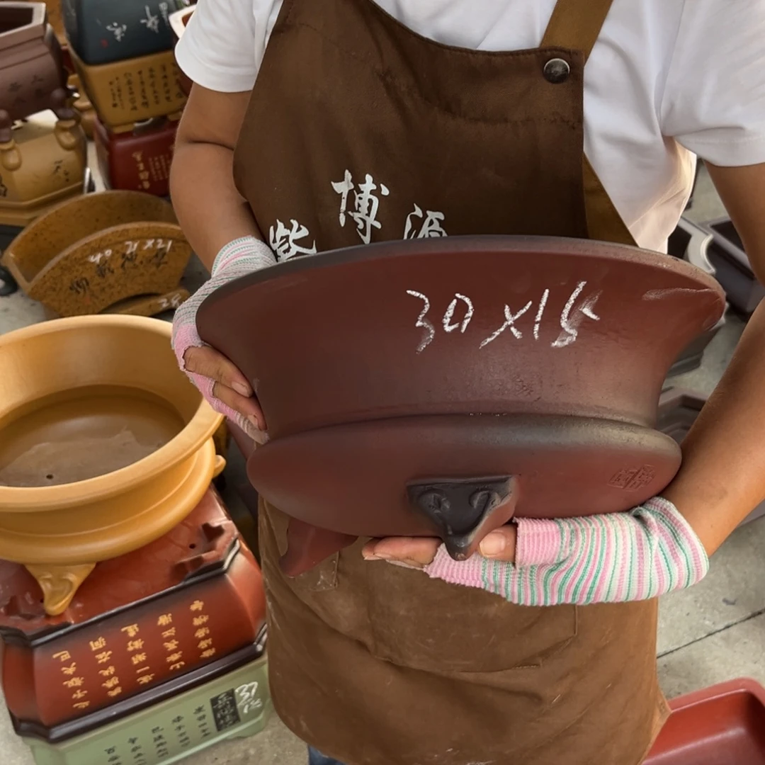 紫砂花盆盆景艺术