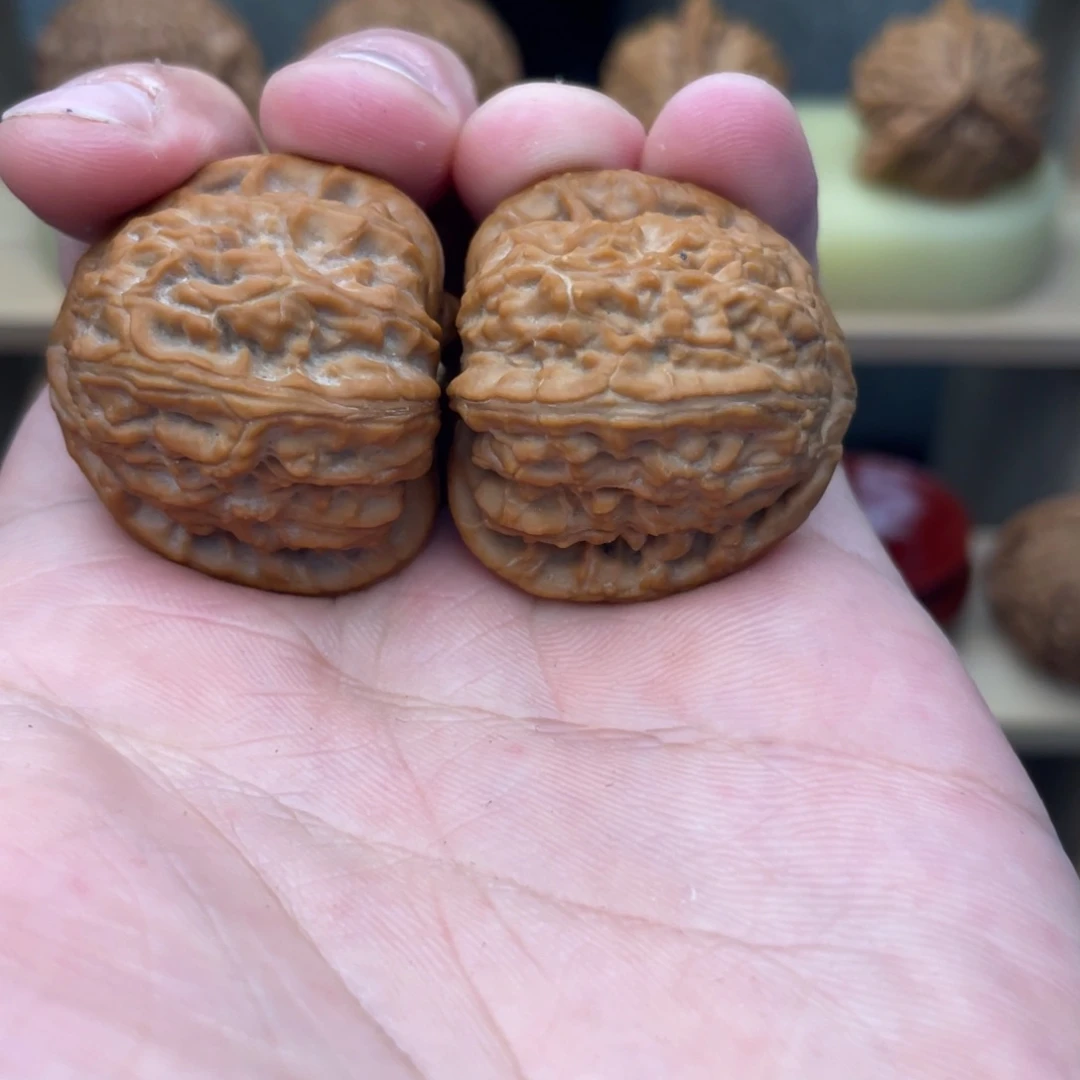 五***三吊坠文玩核桃白狮子32