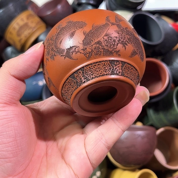 茶杯紫砂全手工紫砂主人杯