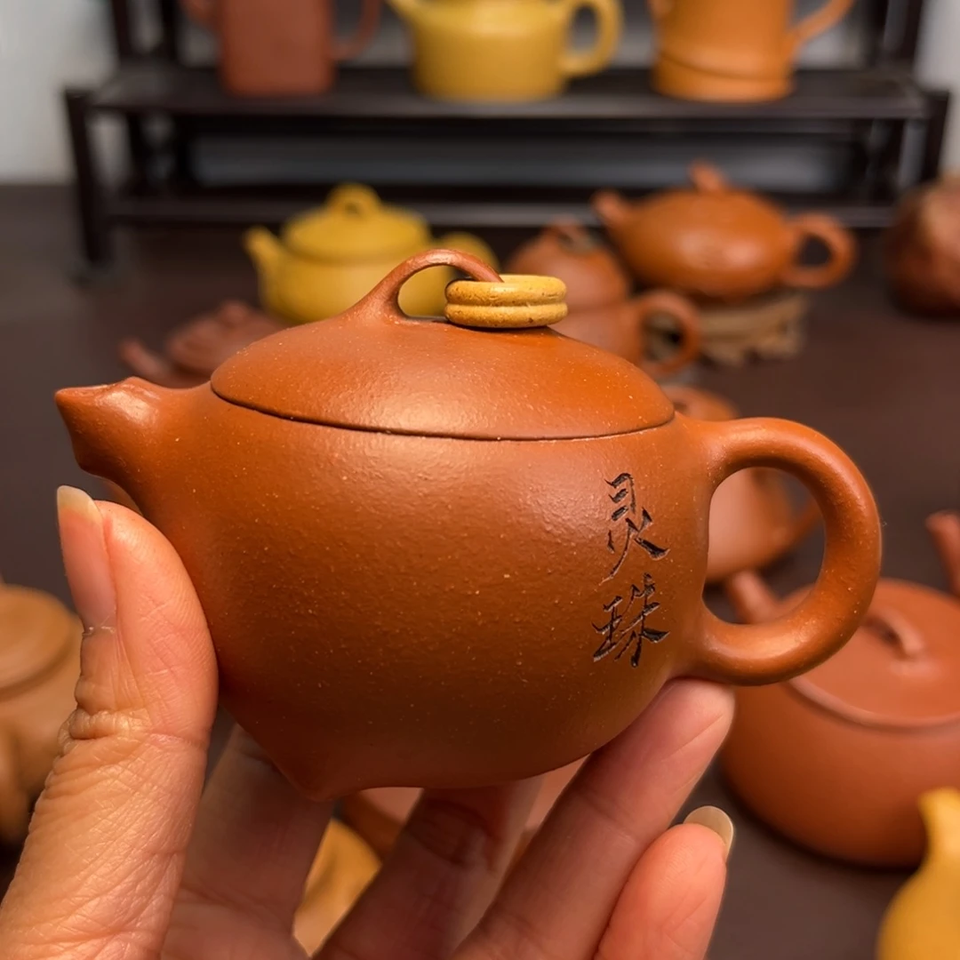 紫砂茶壶手工制作原矿紫砂