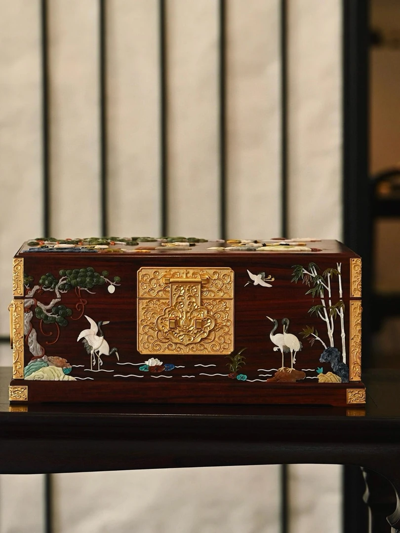 《梦五》木制木盒包装（塔尔 袁）