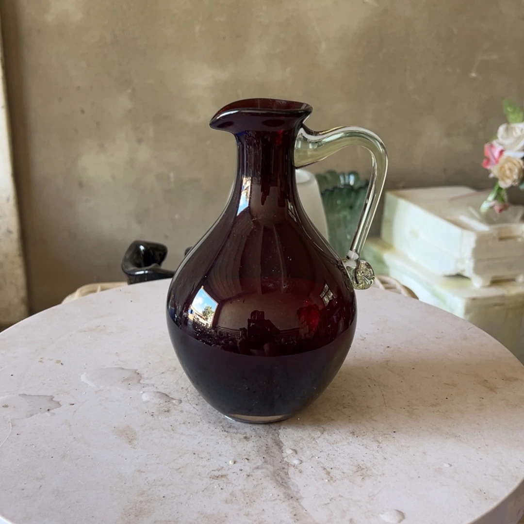 弘扬琉璃花器微瑕高度19