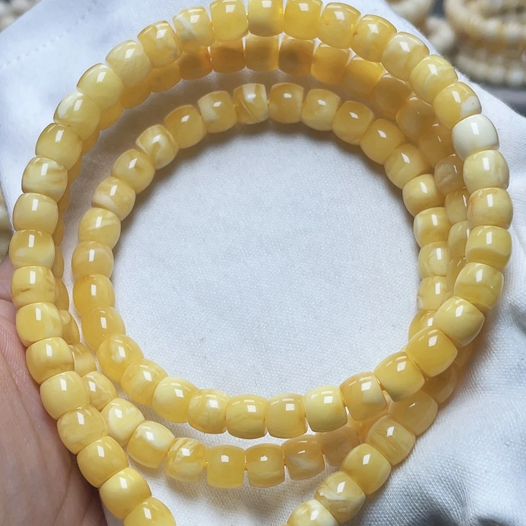 裸石琥珀未镶嵌7.5mmi la 108