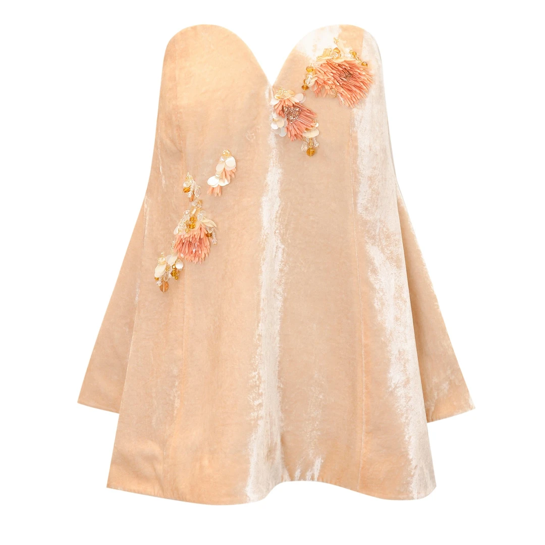 Messential T247茹榔丝绒抹胸