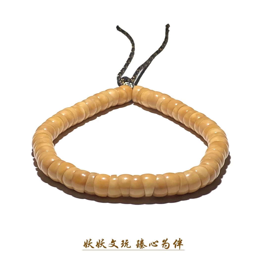 【P854】龙脊菩提玉化老料直切大肠手持设计款线束 尺寸8mm左右