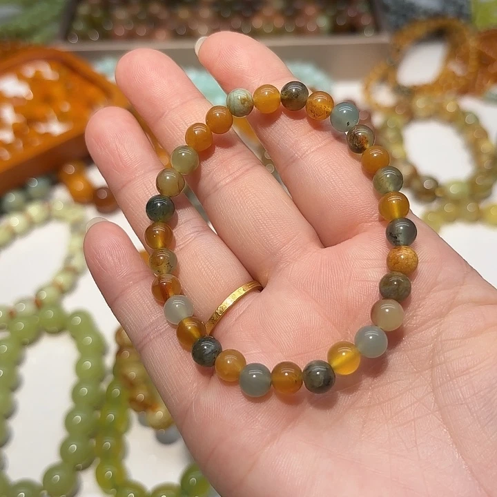 蛇纹石玉未镶嵌手串