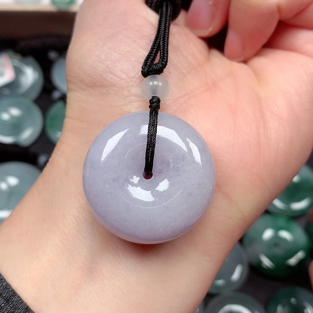 翡翠颈饰未镶嵌平安扣A