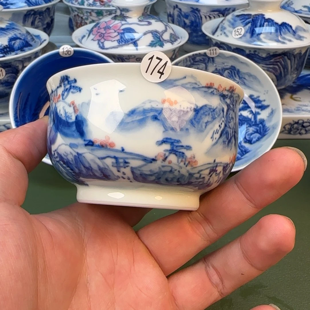 彦祖纯手工手绘茶具174