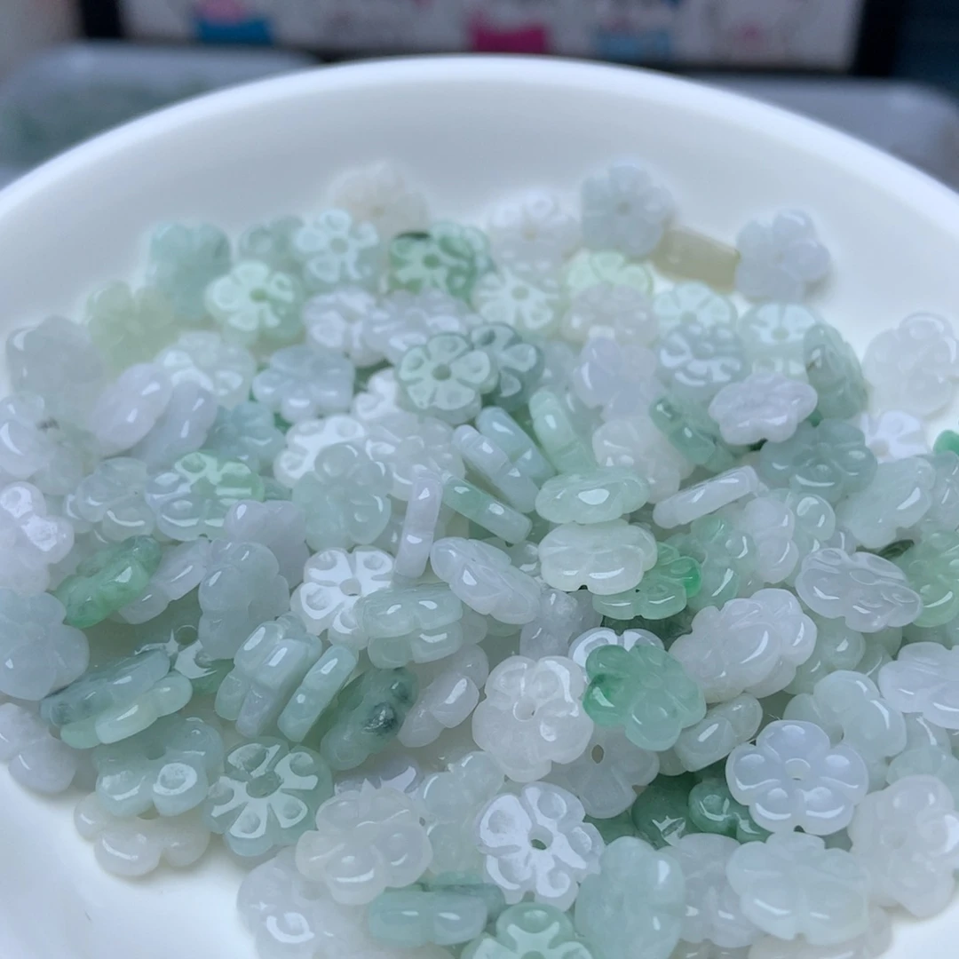 散珠翡翠卡9冰五瓣花20个