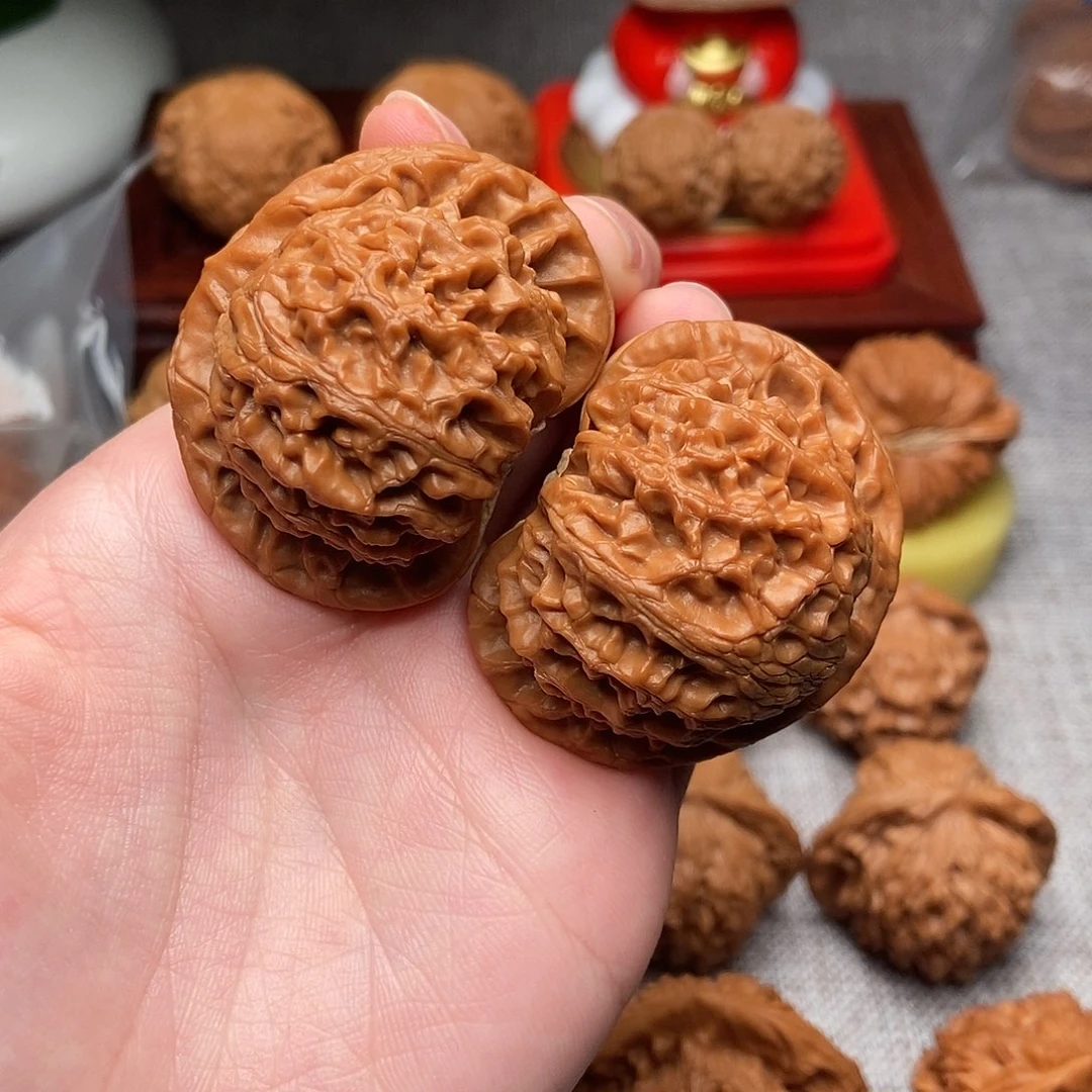 文玩核桃把件宫灯45全品