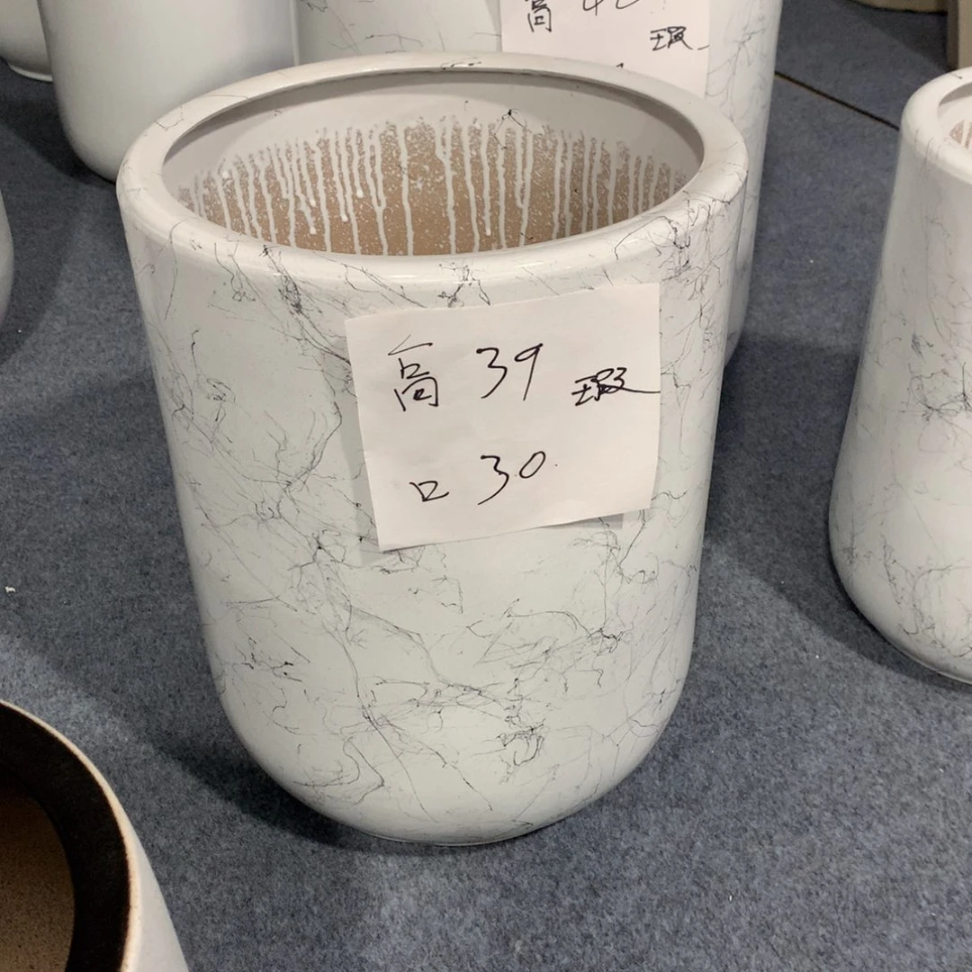 高温陶瓷花盆微瑕